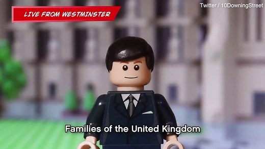 Downing Street releases family friendly Lego coronavirus video