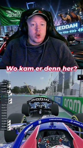 Wo kam er denn her? #f125 #f1simracing #formula1 #german_egames #german_ef1 #gaming #f1live #funny