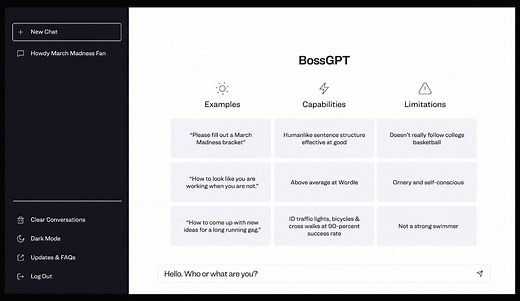 2023 March Madness Boss Button