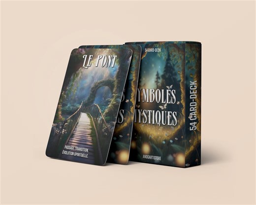 Cartes Oracle Symboles Mystique Guidance Cosmique Intuition Destin Sagesse Cachée Éveil Spirituel Cartes Oracle Digital Français Télécharger - Etsy