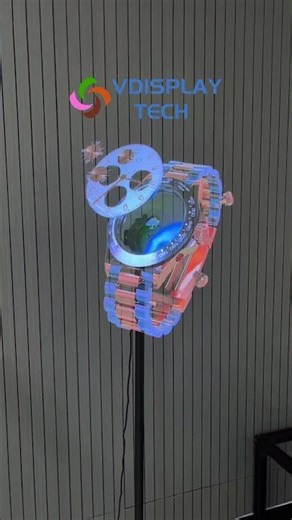 HD 3D Hologram LED Fan Display #hologram #3dledfan #fyp #3dhologramfan