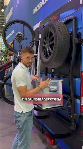 Hymer Backrack+ 🚐🚲 #vanlife #hymer #campervan #camping #wohnmobil #caravansalon #kastenwagen #bike