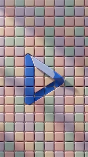 Playful Grid Logo Animation | Fun Snappy Brand Intro #shorts