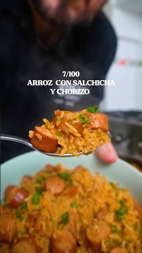 Arroz con Salchicha #receta #arrozconsalchicha
