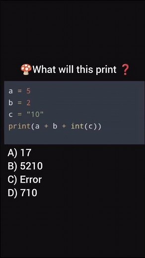 Comment now If you know the answer #coding #codewithhunter #python #viral #print #ml #huntersquad