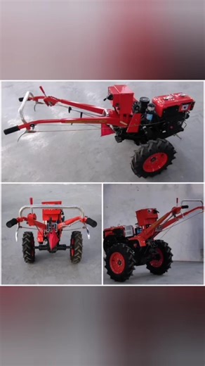 12HP–22HP Electric Mini Disc Plow 🚜 | Powerful 2-Wheel Walking Tractor in Action!