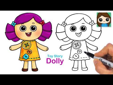 How to Draw Dolly Doll | Toy Story | Disney Pixar Character Drawing
