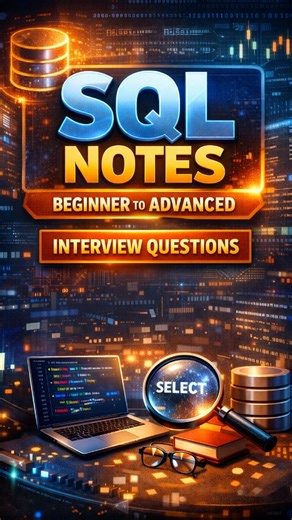 SVDECODEX | Comment “NOTES” to get the SQL Notes.. From Beginner → Advanced SQL + Interview Questions, everything is covered in a single guide designed... | Instagram