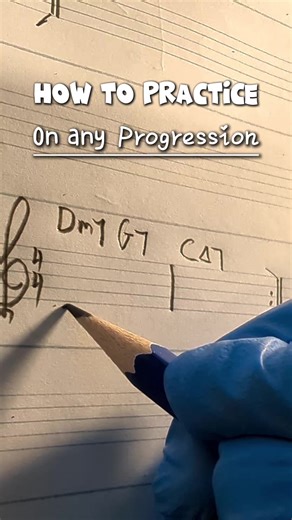 Your solos will ❌ NEVER work without these first steps. You can’t speak without knowing the LETTERS and WORDS that make a SENTENCE that makes sense 📝 In the same way, you can’t play a SOLO without knowing the HARMONY you’re playing over. That’s why the first steps are always to practice root notes, arpeggios and SCALES 🎶 and challenge yourself to try DIFFERENT ARPEGGIOS (not just 1-3-5-7 but also in reverse, or starting from the 3 or the 7) The goal is to see 👀 a chord and INSTANTLY know exac