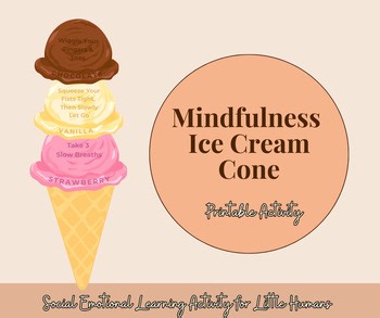Mindful Ice Cream Cone | Printable Social Emotional Learning Activity