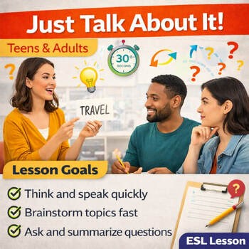 ESL Discussion & Fluency Lesson for Teens & Adults | Conversation Practice