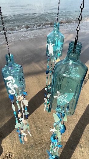 Sea Glass Wind Chimes: Unique Handmade Coastal Decor