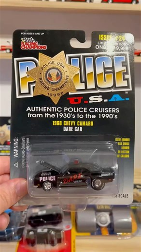 Police Car Diecast 1/64 Scale ￼#reels #police #policecars #cops #cars #random #diecast #toys #retro