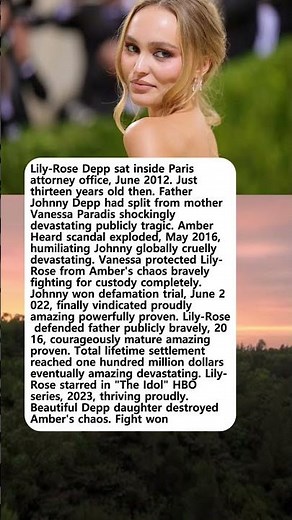 The Quiet Money Battle Lily-Rose Depp Faced After Johnny's Divorce—She Won 100 Million