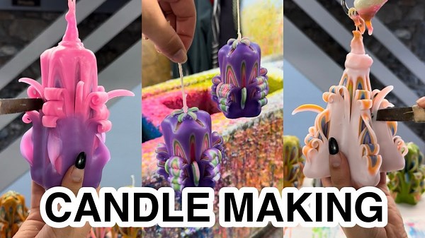 Oddly Satisfying Candle Making You Can’t Stop Watching