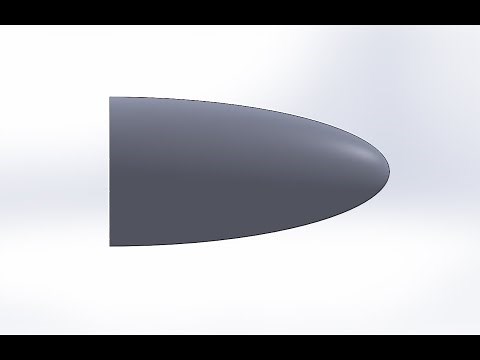 How to design a nose cone Solidworks