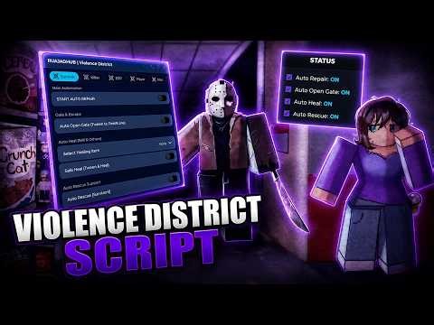 Violence District Script! | Godmode, Auto Repair.. | PC & MOBILE!