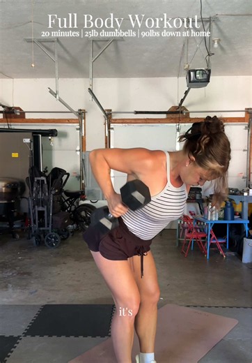 Full Body Workout 20 Minutes — Dumbbell Circuit for Beginners