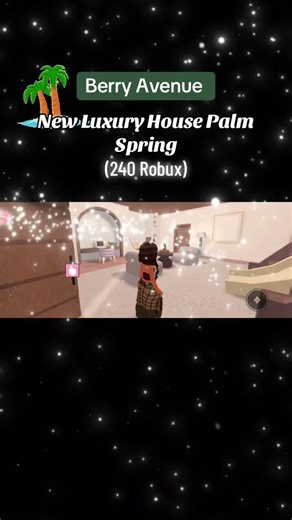 Berry Ave Luxury Palm Spring House #roblox #trending #viral #fyp #tiktok #family #roleplay