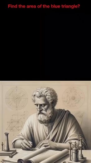 Primary school thinking problem, the area can also be calculated in this way #geometry#maths #primaryschool | Archimedes Mathatician