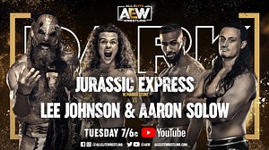 53K views · 1.2K reactions | Jurassic Express w/ Marko Stunt take on Lee Johnson of the Nightmare Family & Aaron Solow on AEW Dark! Watch AEW Dark every Tuesday night at 7e/6c via our Official YouTube Channel ➡️ www.youtube.com/AEW | All Elite Wrestling | Facebook