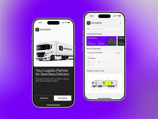 Mobile app for Logistics company