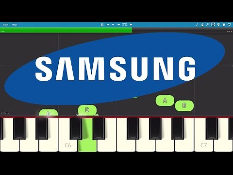 How to play the Samsung Whistle on piano