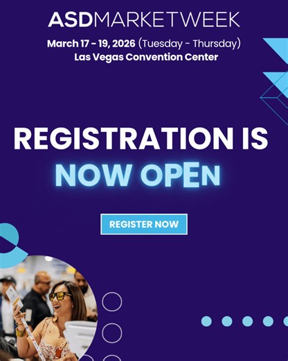 1.5K views · 13 reactions |  It’s go time! Secure your FREE buyer badge for ASD Market Week, March 17–19, 2026 (Tuesday – Thursday) in Las Vegas. Don't miss a reimagined ASD - 3 efficient days, 1 unified show floor, and endless deals. Register for FREE here: https://bit.ly/ASDM26-fbreg | ASD Market Week | Facebook