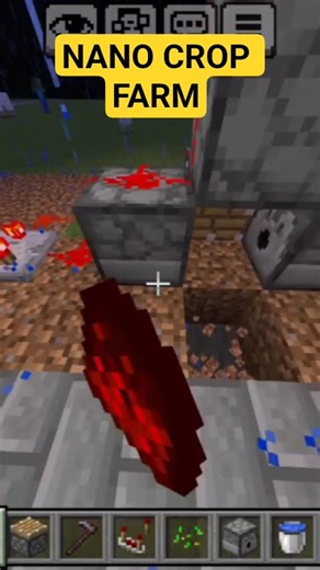 NANO CROP FARM #sonic #roblox #minecraft #memes #useful #ironfarmminecraft #flats #tutorial #sega