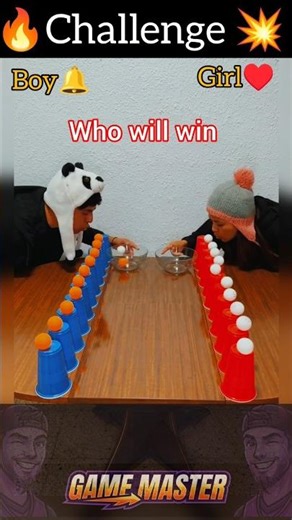 Can a Girl beat The Game Master? 😱🏃‍♀️ #shorts #challenge