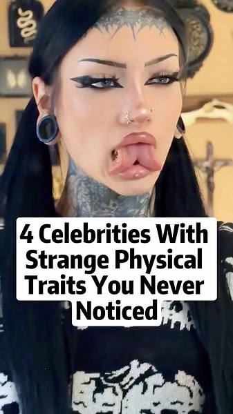 4 celebrities with strange physical traits you never noticed #famous #celebrity #fyp #us #hollywood
