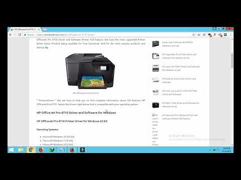 HP OfficeJet Pro 8710 Driver and Software for Windows & Mac