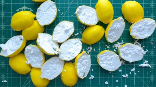 Why everyone's cutting up foam lemons for their decor!