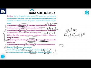 Data Sufficiency – Introduction (Part 1) Video Lecture | Crash Course for SSC CGL (English)