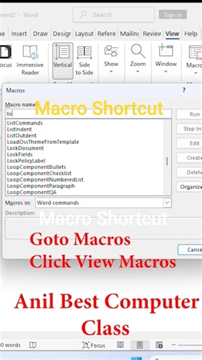 MS Word All Shortcut Keys in One Click 🔥 #shorts #excel #exceltricks