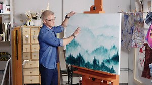 147K views · 832 reactions | On today's episode of In the Studio, Steven Sabados shows us how to create an ombre watercolour landscape, so serene you'll get lost gazing at it! Full instructions: www.cbc.ca/1.4362787 | CBC Life | Facebook