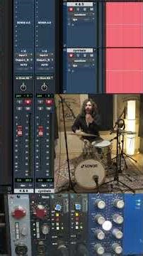 API 512c Dual input test on Drums