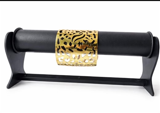 Gold Filigree Cuff Bracelet, Wide Openwork Bangle - Etsy