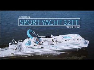 Testing the new JC Tritoon SportYacht 32TT | 2023 Shootout Review