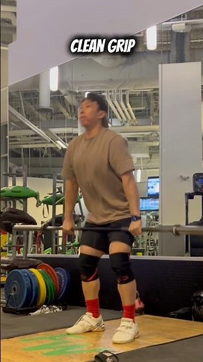 Snatch Technique from clean grip to snatch grip #weightlifting