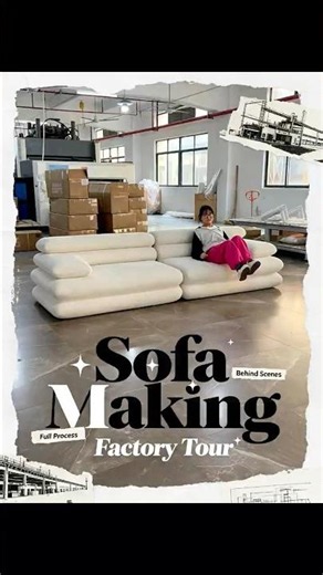 Modular Sofa Factory Tour | Production & Comfort Testing Process