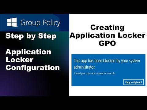 Application Locker Configuration on Group Policy