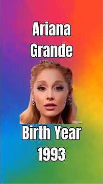 ARIANA GRANDE Ages 0 To 100 In 12 Seconds Ft. "Die For You" | (AI Face Morph) | #shorts