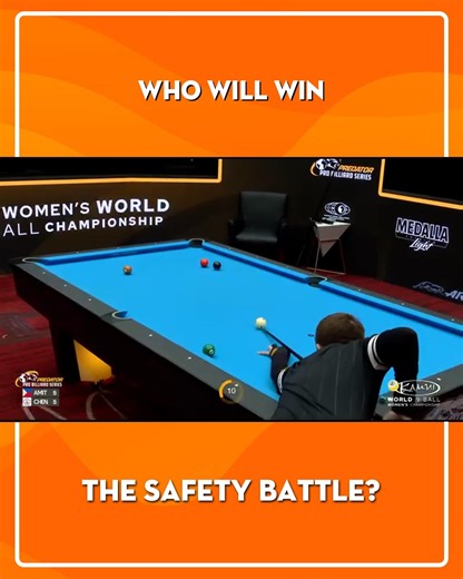 Chen vs Amit, who will win the safety battle? 😗😗😗 | Box Billiards