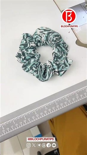 A small piece of unused cloth You can make a beautiful colon hair