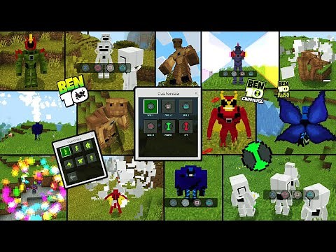 CUSTOMIZE OMNITRIX 😍! NEW BEN 10 MOD FOR MINECRAFT PE 🔥| 1.21+