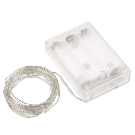 Yeacher 4.5V 1.8W 3 Meters 30 LED Fairy String Light Battery Powered Operated IP65 Water Resistance Twistable Bendable Flexible White for Christmas Xmas Festival Holiday Home Party Theme Restaurant - Walmart.ca