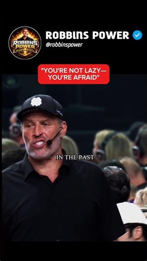 "You're not lazy—You're afraid #masteringdiscipline #tonyrobbins #motivation #motivation
