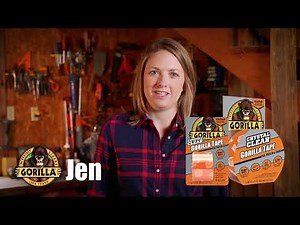 How to use Gorilla Crystal Clear Tape