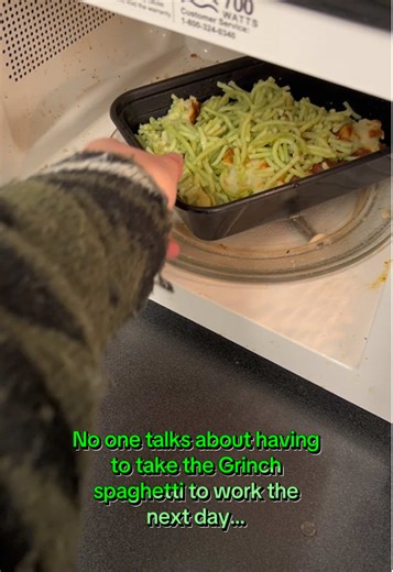 Hiding Food: Grinch Spaghetti at Work